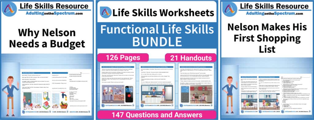 Functional Life Skills Bundle for Middle and High School Special Education