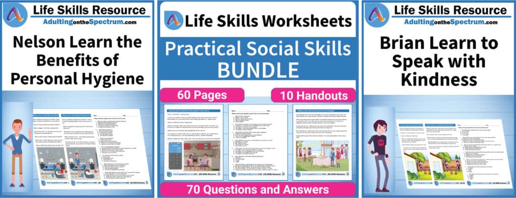 Practical Social Skills Bundle for Middle and High School Special Education
