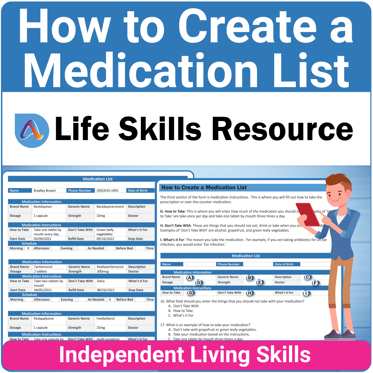 Life Skills Video – Tracking Prescriptions, Supplements and Allergies ...